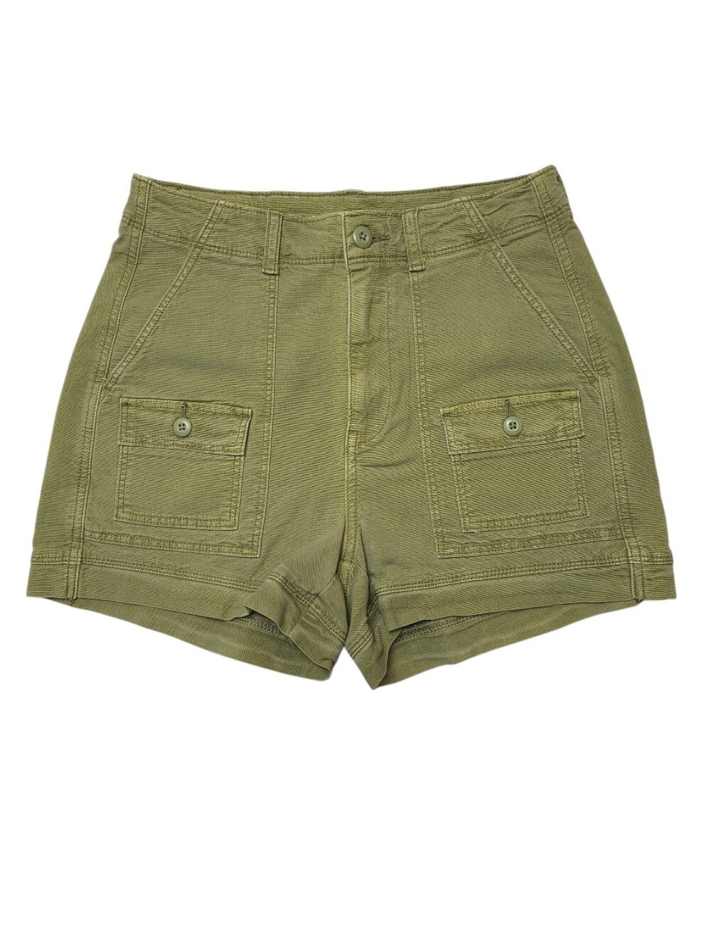 American Eagle Women's Green Cargo Shorts Size 4